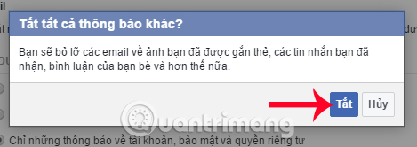 Picture 5 of How to turn off and block spam from Facebook send to registered email