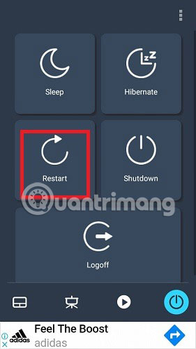 How to turn off and restart Windows PC from an Android phone Picture 10