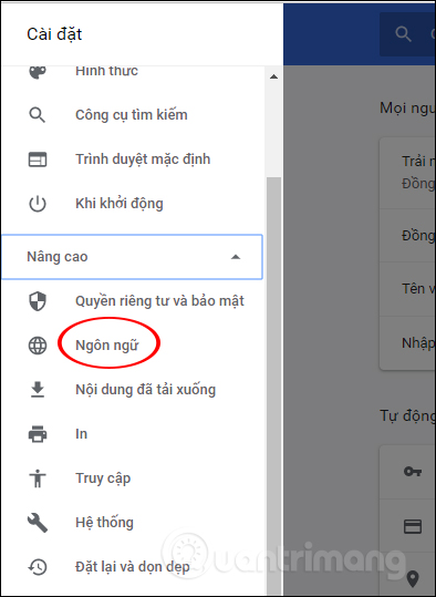 How to turn off automatic language translation in Google Chrome Picture 10