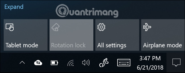 How to turn off automatic screen rotation in Windows 10 Picture 4