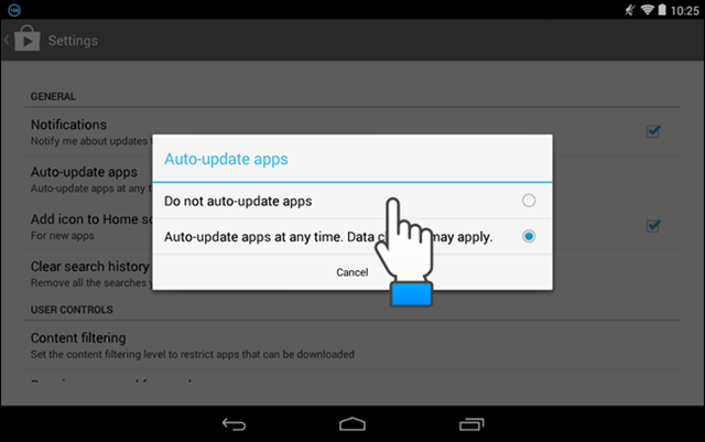 How to turn off automatic updating of apps on Android? Picture 5