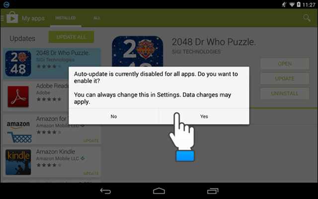 How to turn off automatic updating of apps on Android? Picture 8