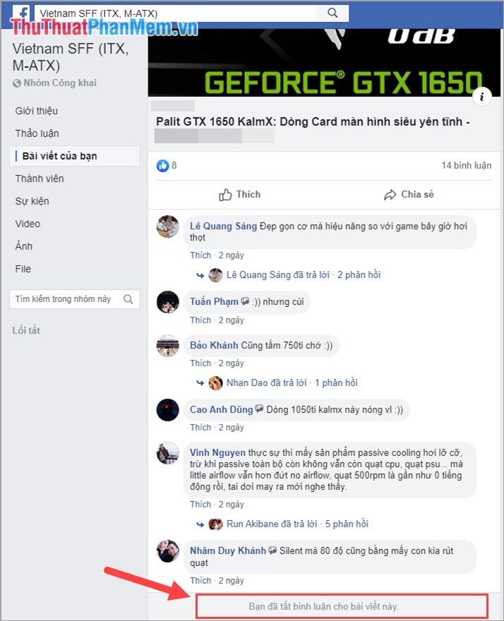 How to turn off comments in Facebook Picture 3