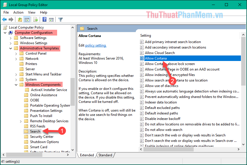 How to turn off Cortana on Windows 10 - How to turn off Cortana on Windows 10 Picture 3