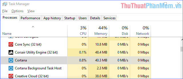 How to turn off, disable Cortana running underground on Windows 10 thoroughly Picture 11