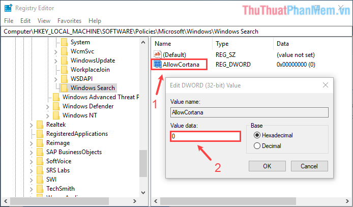 How to turn off, disable Cortana running underground on Windows 10 thoroughly Picture 6