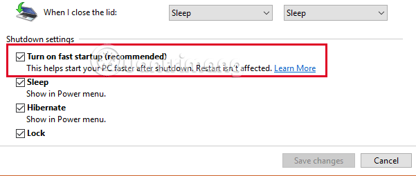 How to turn off Fast Startup on Windows 10 and Windows 8.1 / 8 Picture 5