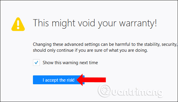 How to turn off Firefox automatically restart when entering Windows Picture 1