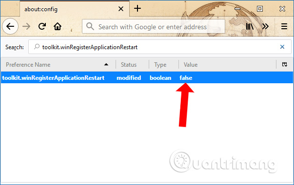 How to turn off Firefox automatically restart when entering Windows Picture 3