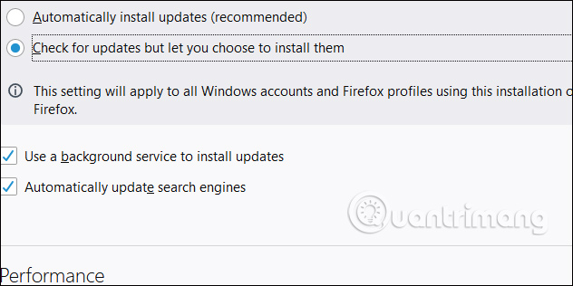 Изображение 4: Как отключить обновления Firefox автоматически