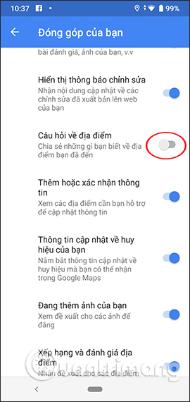 How to turn off Google Maps location notification Picture 6