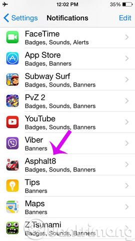 How to turn off iPhone application notifications? Picture 5