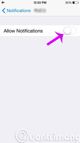 How to turn off iPhone application notifications? Picture 7