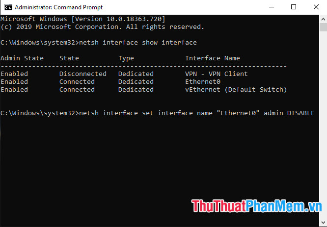 How to turn off LAN with CMD command Picture 6