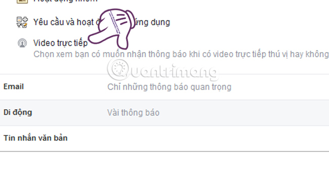 How to turn off Live Stream notifications on Facebook Picture 3