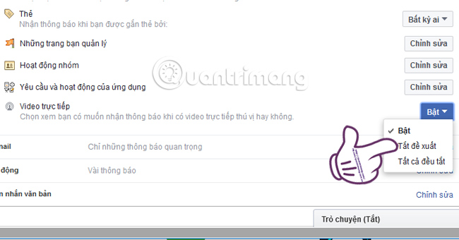 How to turn off Live Stream notifications on Facebook Picture 4