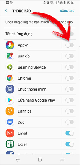 How to turn off notifications on Samsung Galaxy S8 Picture 8