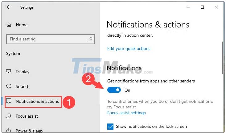 How to turn off notifications on Windows 10 Picture 6