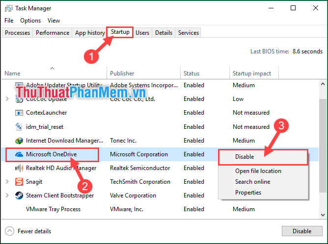 How to turn off Onedrive, disable and completely remove the Onedrive application on Windows 10 Picture 4