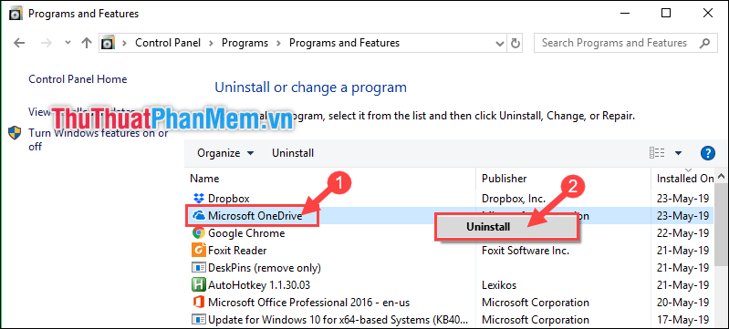 How to turn off Onedrive, disable and completely remove the Onedrive application on Windows 10 Picture 7