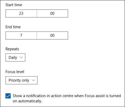 outlook for mac turn focus off