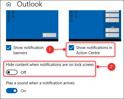 how to turn off email notifications in outlook