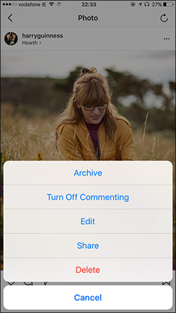 How to turn off post comments on Instagram Picture 4