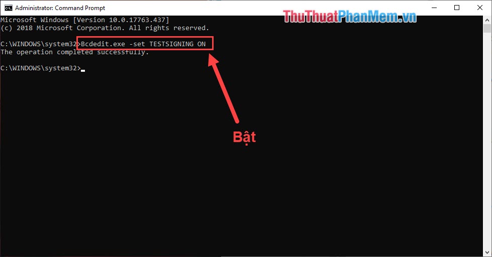 How to turn off, remove the Test Mode line in Windows 10 Picture 4