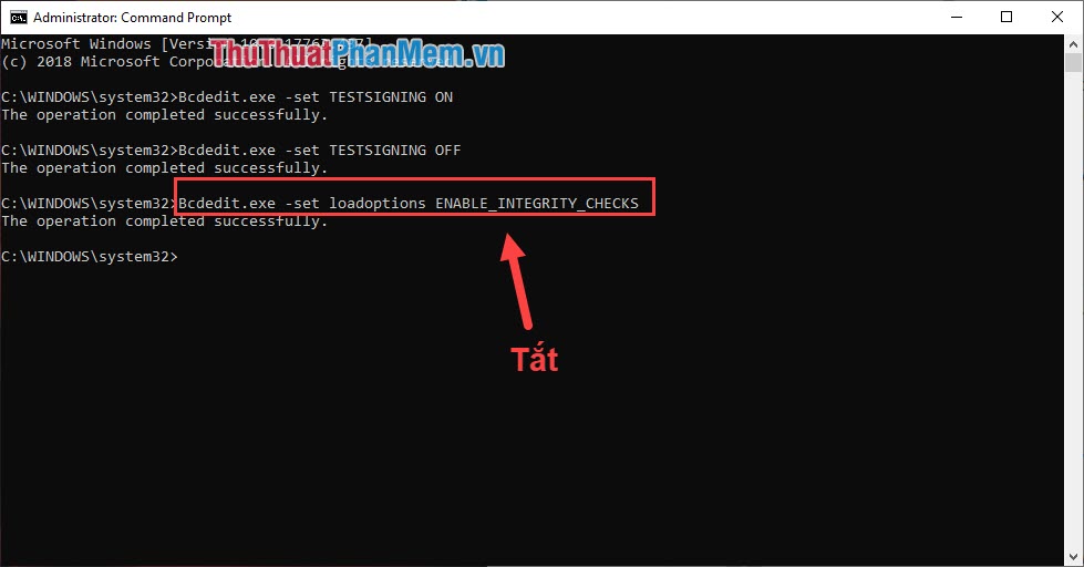 How to turn off, remove the Test Mode line in Windows 10 Picture 5