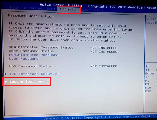 How To Turn Off Secure Boot Mode And Open Boot Legacy Mode 3842