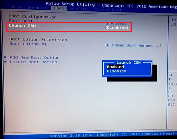 How to turn off Secure Boot mode and open Boot Legacy mode Picture 7