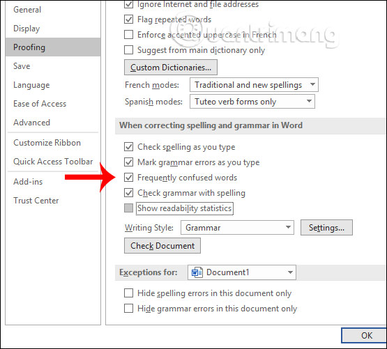 where is spell check in word 2010