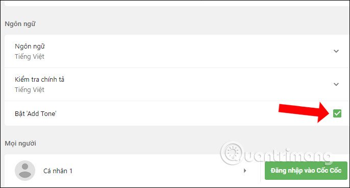 How to turn off spell checking on Coc Coc Picture 3