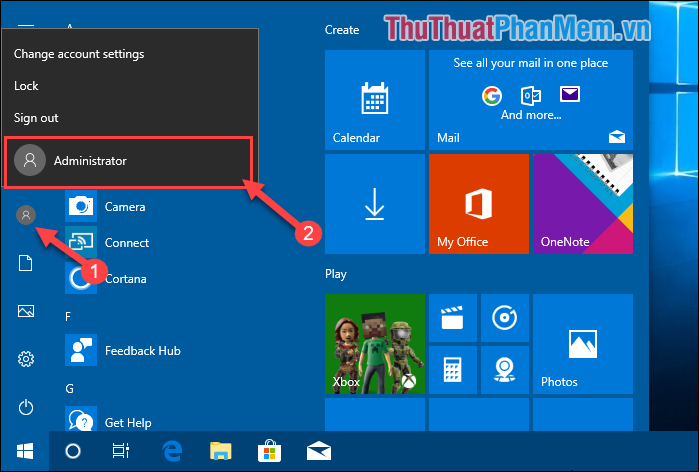 How to turn off the Administrator account, Guest hidden in Windows 10 Picture 4