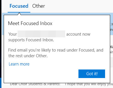 How to turn off the Focused Inbox feature in Mail Windows 10 Picture 5