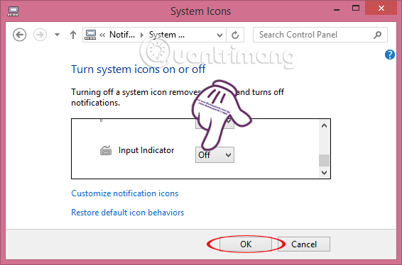 How to turn off the Language bar on the Taskbar in Windows 8 Picture 7