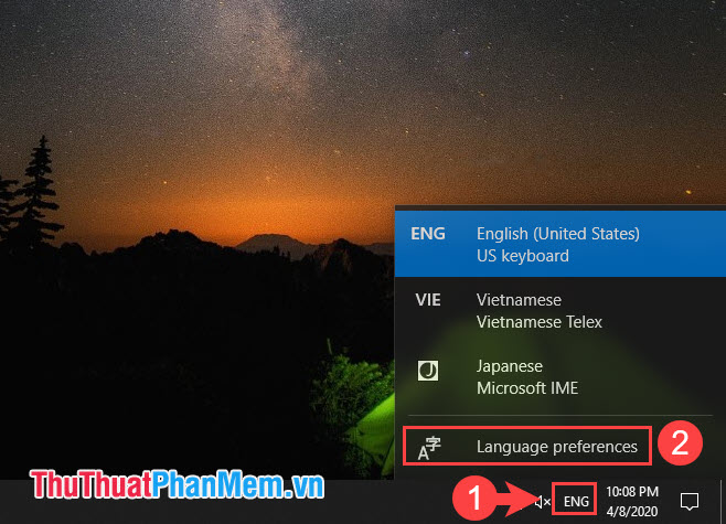 How to turn off the language bar on Win 10 Picture 6