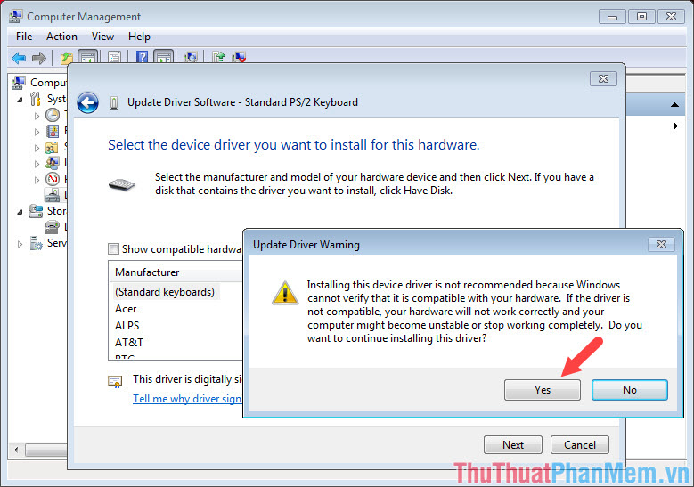 How to turn off the Laptop keyboard to use an external keyboard Picture 7