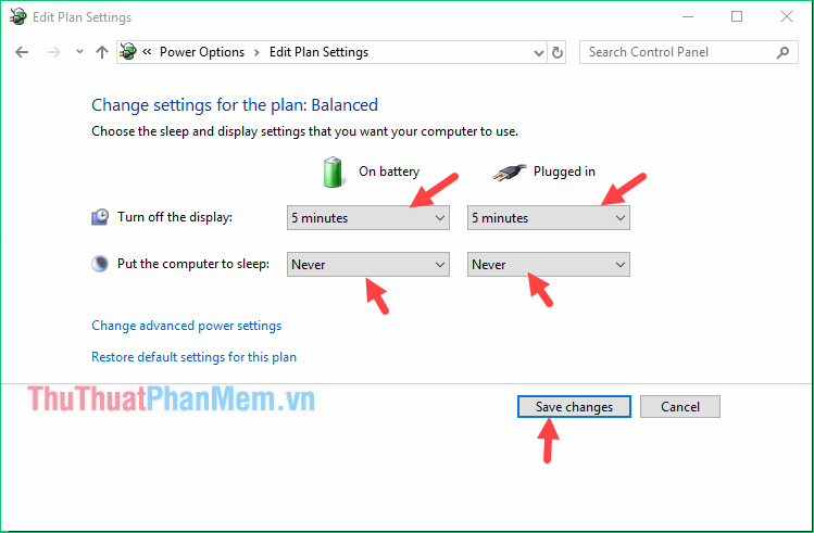 How to turn off the Laptop screen but the program still runs on Windows 10, 7 Picture 7