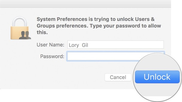 How to turn off the Macbook login when opening the device from the Sleep state Picture 4