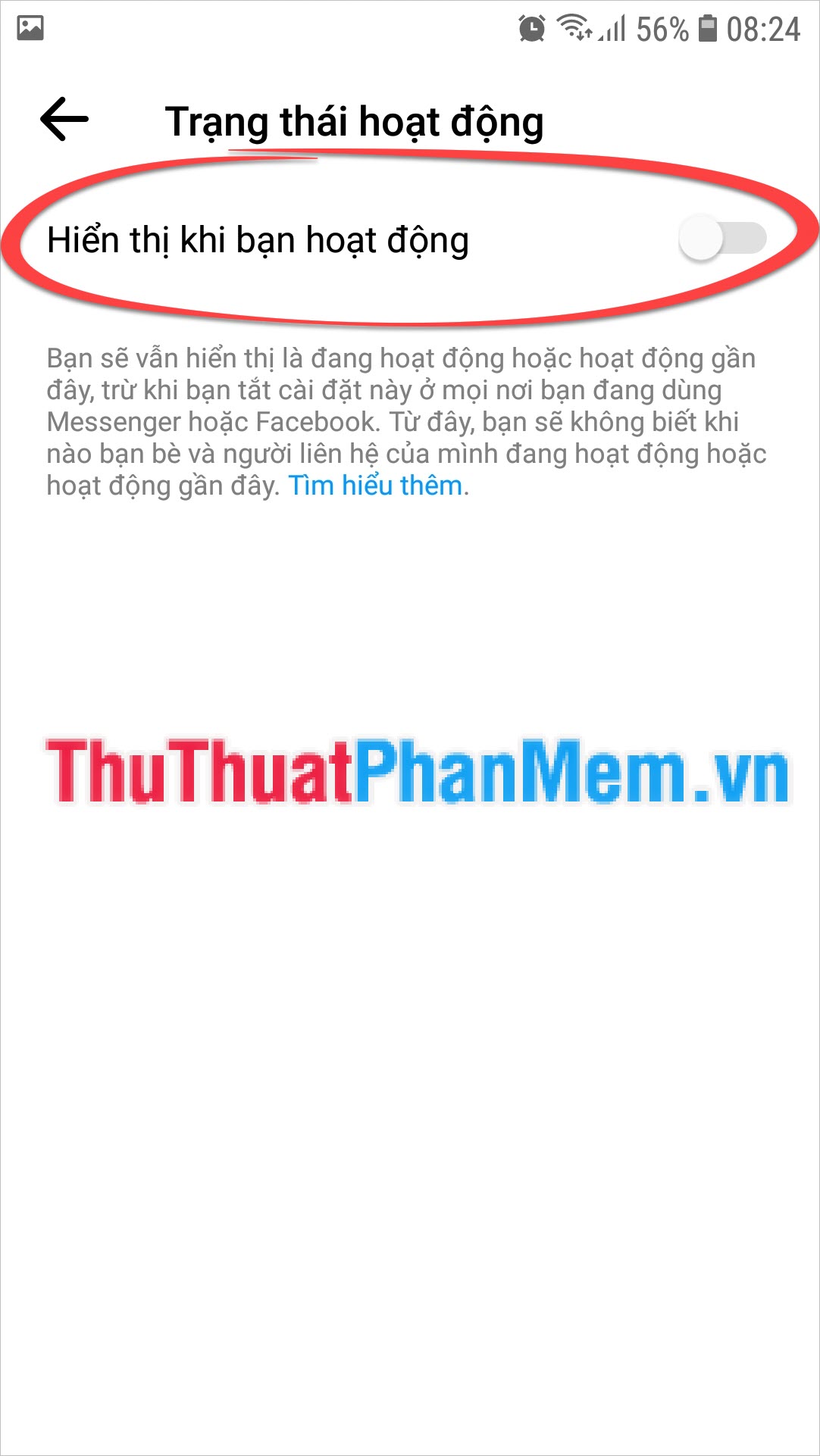 How to turn off the nick, hide Facebook nick while online Picture 10