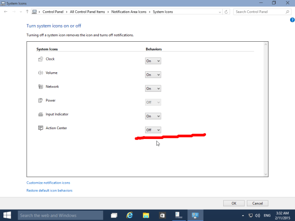 How to turn off the notification center on Windows 10? Picture 4