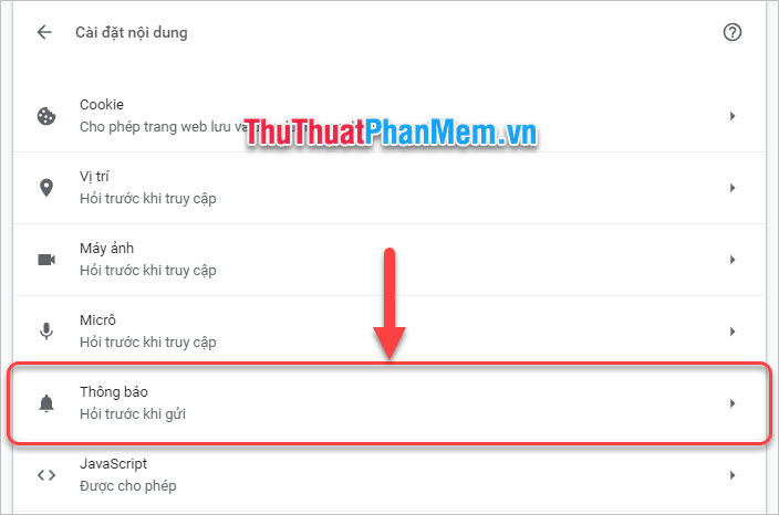 How to turn off the notification feature on Chrome when browsing the web Picture 5