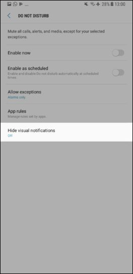 How to turn off the notification LED on Samsung Galaxy Note 8 Picture 6