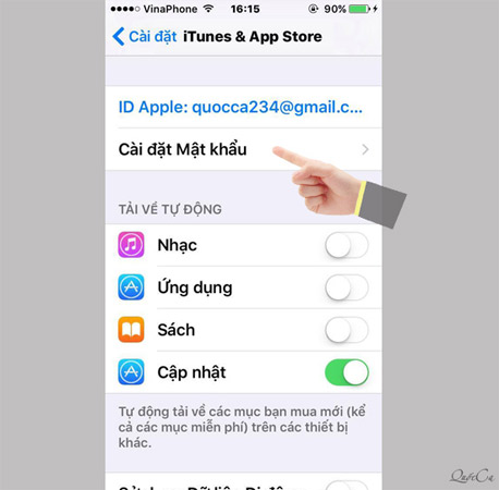 How to turn off the required password entry when downloading applications from the App Store on iPhone Picture 4