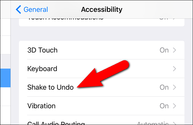 How to turn off the 'shake to Undo' feature on iOS 9? Picture 5