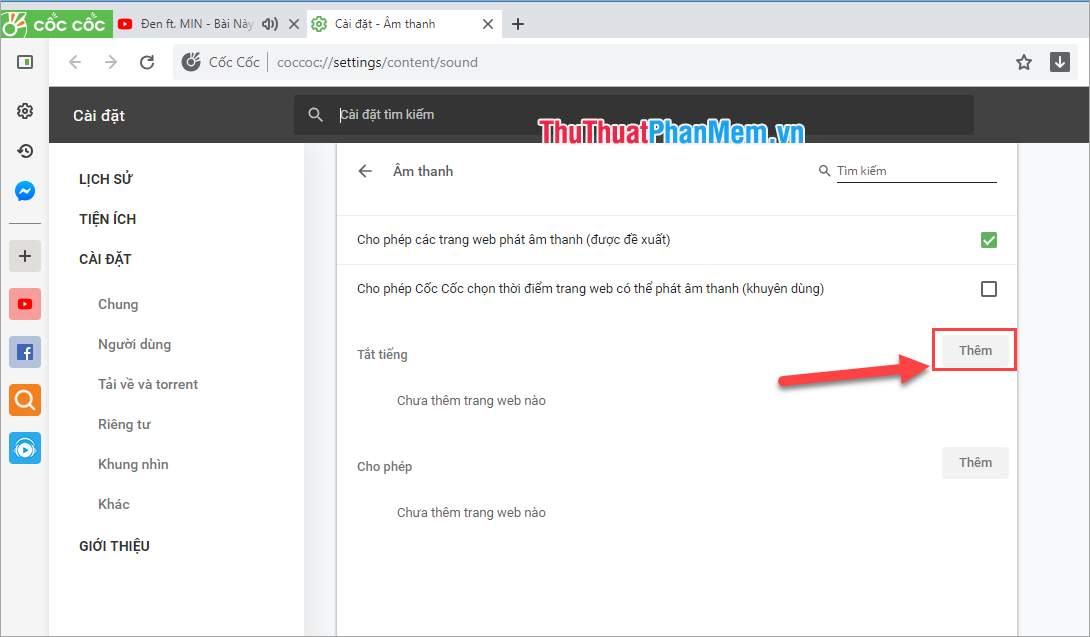 How to turn off the sound on Chrome browser tab, Coc Coc, Firefox Picture 12