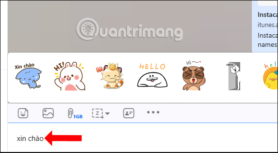 How to turn off the suggestion of writing a message on Zalo Picture 1