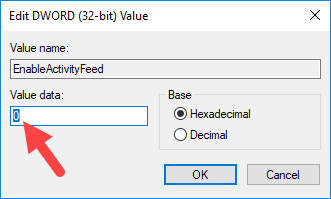 How to turn off the Timeline feature on Windows 10 Picture 6