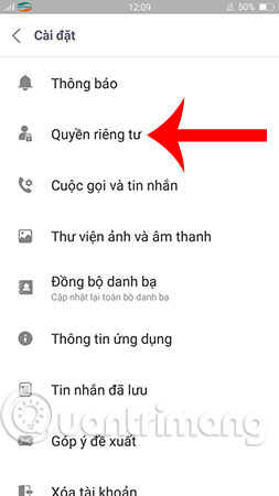 How to turn off the 'viewed' message on Mocha Picture 3